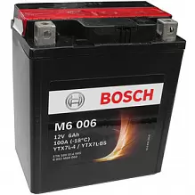 Аккумулятор Bosch M6 006 506 014 005 (6 A/h), 100A R+