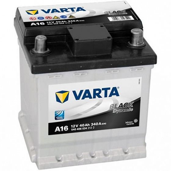 Varta Black Dynamic A16 (40 А/h), 340А R+ (540 406 034)