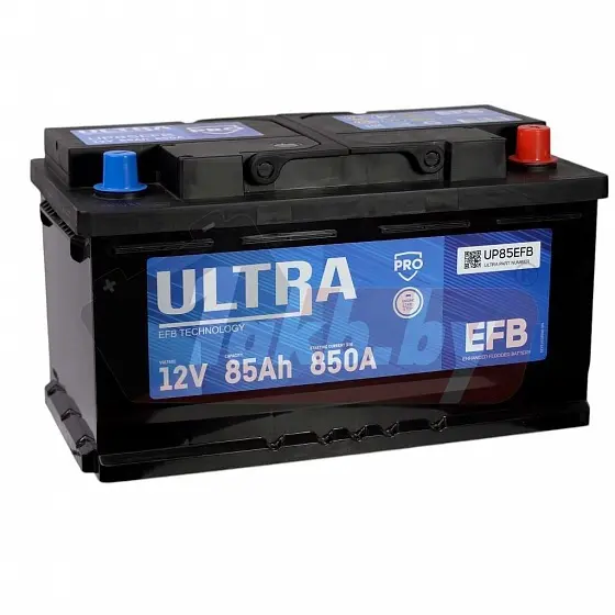 ULTRA PRO EFB (85 A/h), 850A R+ низ.