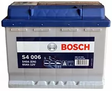 Аккумулятор Bosch S4 006 (60 А/h), 540A L+ (560 127 054)