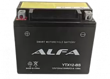 Аккумулятор ALFA YTX12-BS (12 A/h), 150A L+