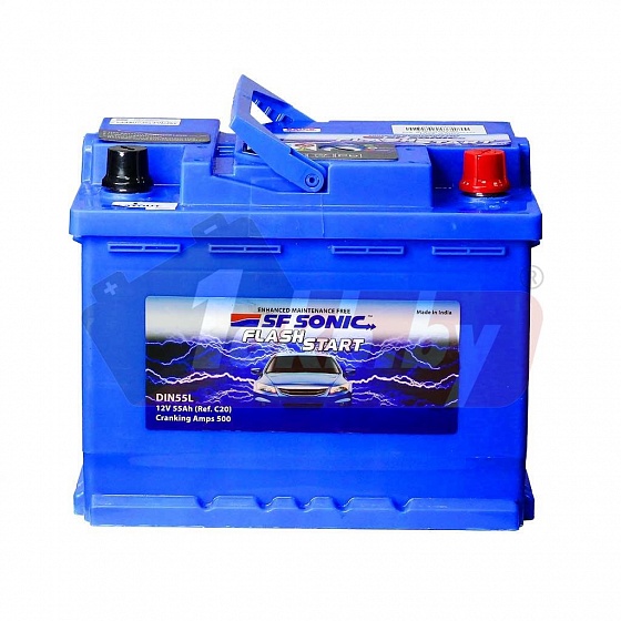 SF SONIC (55 A/h), 500A R+ (Exide)