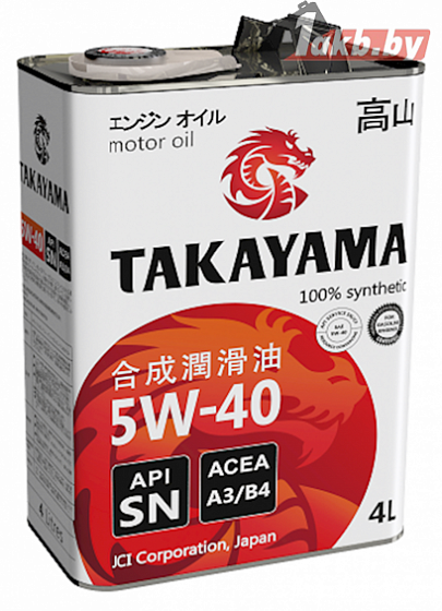 Takayama 5W-40 API SN/CF 4л