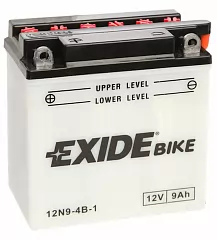 Аккумулятор Exide 12N9-4B-1 (9 A/h), 85A L+