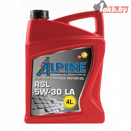 Alpine RSL 5W-30 LA 4л