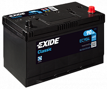 Аккумулятор Exide Classic EC904 JIS (90 A/h), 680A R+