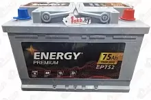 Аккумулятор Energy Premium EP752 (75 A/h), 750A R+