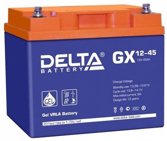 для ИБП Delta GX 12-45 12V-45 Ah