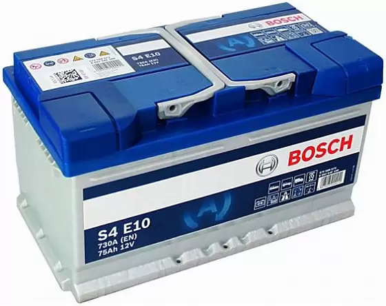 Bosch S4 E10 EFB (75 A/h), 730A R+ (575 500 073)