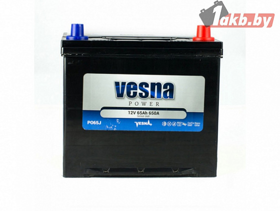 VESNA AZIA (65 A/h) 650A R+