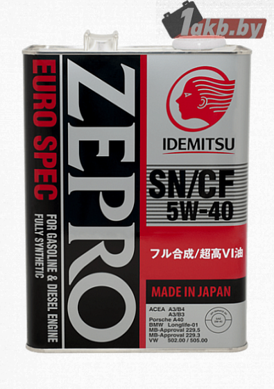 Idemitsu Zepro Euro Spec 5W-40 4л