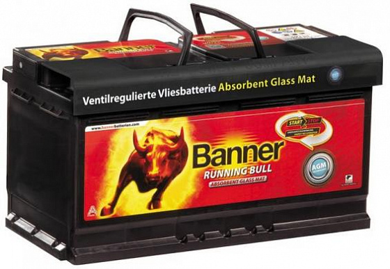 Banner Running Bull AGM 59201 (92 A/h), 850А R+