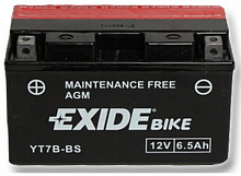 Аккумулятор Exide ETZ7-BS (6 A/h), 100A R+