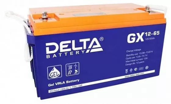 Аккумулятор для ИБП Delta GX 12-65 12V-65 Ah