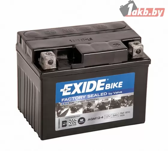 Exide AGM12-4 (3 A/h), 50A R+