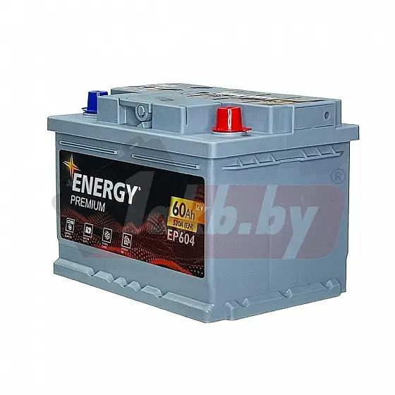 Energy Premium EP604 (60 A/h), 520A R+ низ.