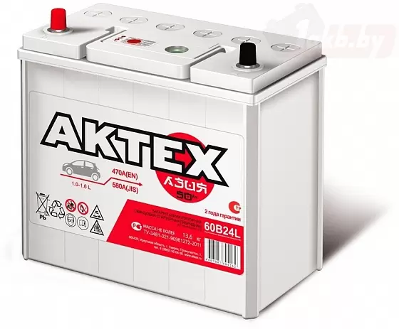 АКТЕХ Asia (50 A/h), 470A L+