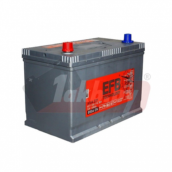 TUBOR ASIA EFB (100 A/h), 850A L+