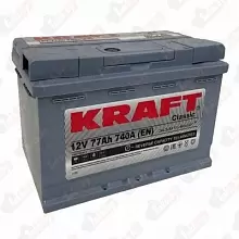 Аккумулятор KRAFT (77 A/h), 740A R+