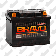 Аккумулятор BRAVO 6СТ-55 (55 A/h), 430A R+