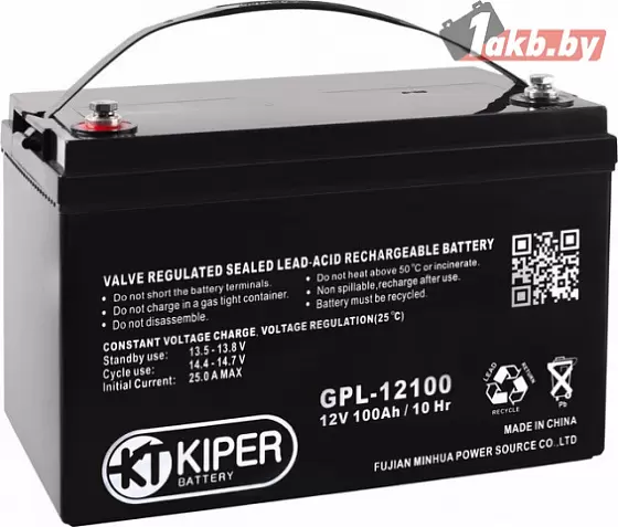 Аккумулятор для ИБП Kiper (12 V/100 A/h)