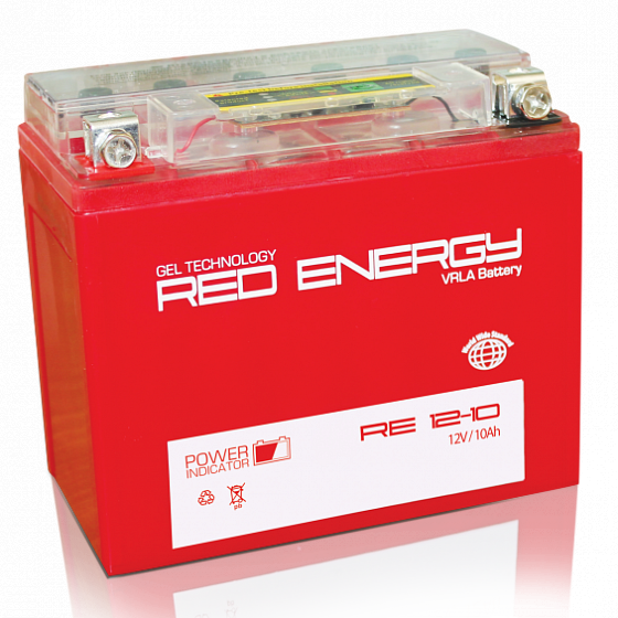 Red Energy RE 1210 (YB9A-A, YB9-B, 12N9-4B-1) (10 A/h), 110A L+