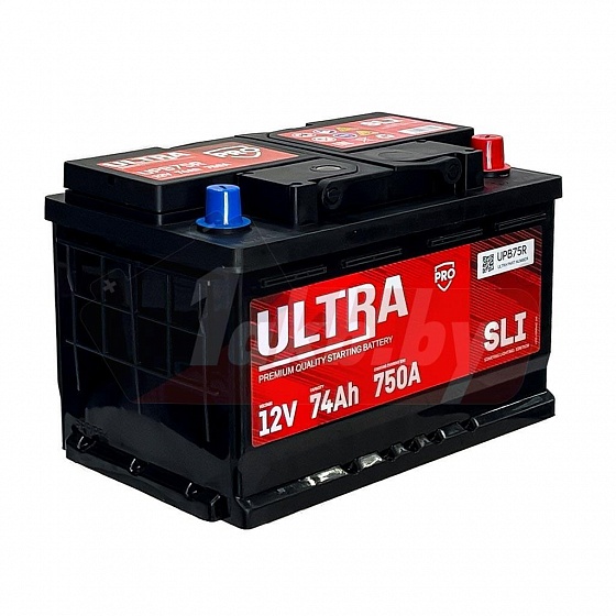 ULTRA PRO (74 A/h), 750A R+ низ.