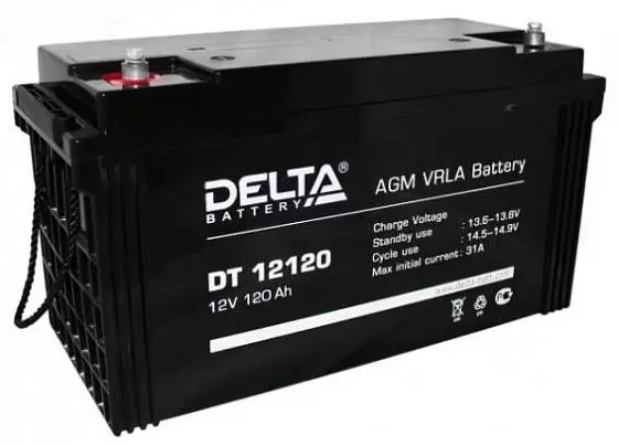 Аккумулятор для ИБП Delta DT 12120 12V-120 Ah