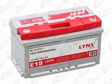 Аккумулятор LYNX E19 (85A/h 780A) R+