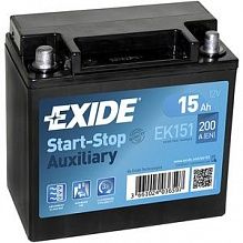 Аккумулятор Exide AGM Auxiliary EK151 (15 A/h), 200А L+