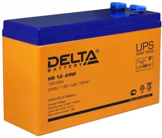 Аккумулятор для ИБП Delta HR 12-24 W 12V-6 Ah