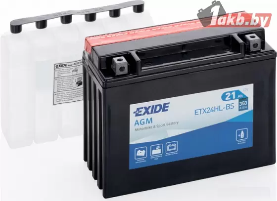 Exide ETX24HL-BS (21 A/h), 350A R+