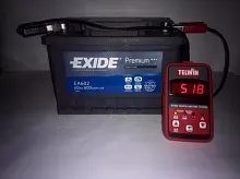 Аккумулятор Б/У Exide EA602 (60 A/h), 518A R+