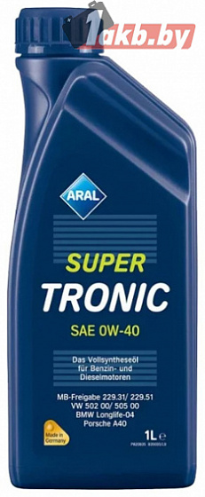 Aral Super Tronic SAE 0W-40 1л