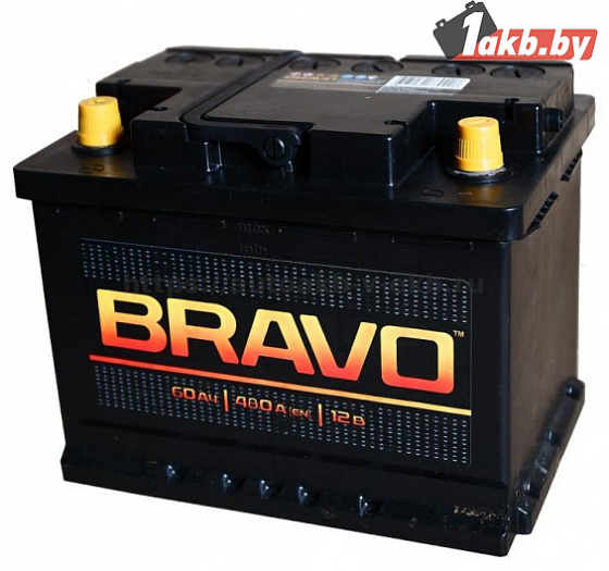 BRAVO 6СТ-60 р (60А/ч), 480A L+
