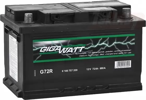 GIGAWATT (72 A/h) , 680A R+