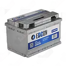 Аккумулятор Edcon (72 A/h), 640A R+ низ.