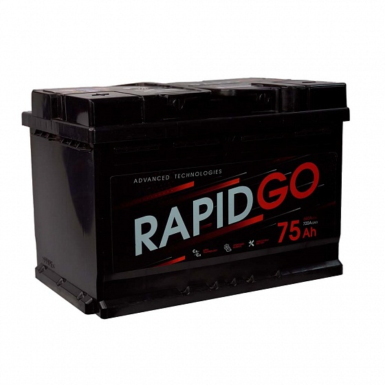 Rapid Go (75 A/h), 680A L+