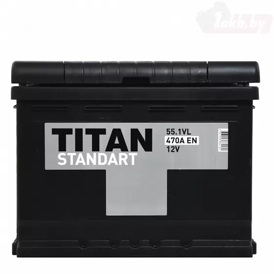 Titan Standart (55 А/h), 470A R+