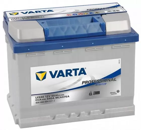 Varta Professional Starter LFS60 (60 А/h), 540A R+ (930 060 054)