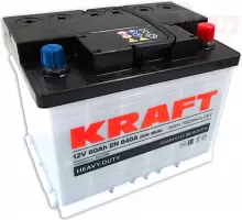 Аккумулятор Kraft (60 A/h), 640A R+