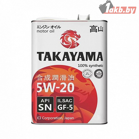 Takayama 5W-20 API SN 1л