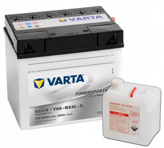 Varta Powersports Freshpack 525 015 022 (25 A/h), 300A R+