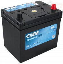 Аккумулятор Exide Start-Stop EFB EL605 (60 A/h), 520A L+