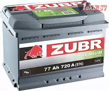 Аккумулятор Zubr Premium (77 A/h), 720А R+