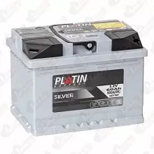 Аккумулятор PLATIN SILVER (60 A/h), 600A R+