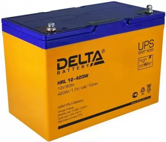 для ИБП Delta HRL 12-420 W 12V-94.2 Ah