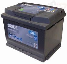 Аккумулятор Exide Premium EA601 (60 A/h), 600A L+
