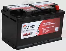 Аккумулятор SPARTA AGM (80 A/h), 850A R+