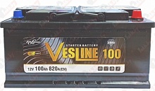 Аккумулятор VESLINE (100 A/h), 820A R+